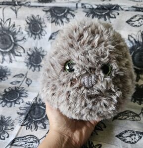 Crochet Fluffy Baby Owl Amigurumi Plushie